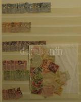 1900-1913 Turul bélyegek több példányos rendezője, közte néhány Hadisegély és Árvíz bélyeg is, 16 la...