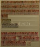 1900-1913 Turul bélyegek több példányos rendezője, közte néhány Hadisegély és Árvíz bélyeg is, 16 la...