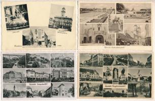 64 db RÉGI magyarországi város képeslap, főleg megíratlan / 64 pre-1945 mainly unused Hungarian town postcards