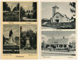 64 db RÉGI magyarországi város képeslap, főleg megíratlan / 64 pre-1945 mainly unused Hungarian town...