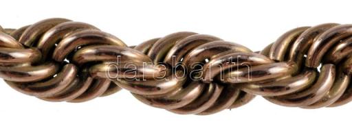 Arany (Au) sodort nyaklánc, h: 40 cm, jelzés nélkül, nettó 15,1g