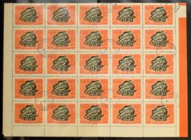 Magyar tétel, benne régi és modern kiadások, blokkok, emlékívek, nagyalakú előnyomott album, A4-es é...