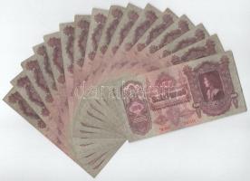 1930. 100P (16x) mind csillagos sorszámmal, 15xklf sorozatszámmal "*E 005 - *E 094" között T:VF-F Adamo P17