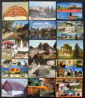 300 db MODERN retró magyarországi város képeslap, kisebb települések is (1960-2000) / 300 modern Hungarian town postcards, with smaller villages (1960-2000)