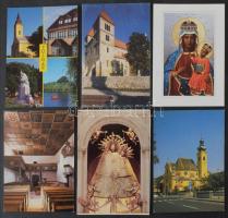 300 db MODERN retró magyarországi város képeslap, kisebb települések is (1960-2000) / 300 modern Hun...