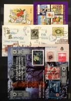 Magyar blokkok, kisívek, emlékívek főleg postatiszta összeállítása, közte néhány sorozat is, 20 lapos A/4 berakóban