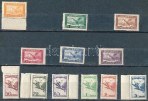 1927 Repülő (I.) sor, közte 5 ívszéli bélyeg (15.000)