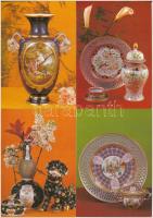 15 db MODERN motívum képeslap: Herendi porcelán / 15 modern motive postcards: Hungarian Herend porcelain