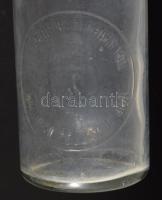 gróf Esterházy Pál bakonyi tejgazdasága feliratos tejes üveg 25 cm