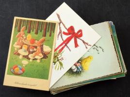 100 db MODERN motívum képeslap: húsvéti üdvözlőlapok / 100 MODERN motive postcards: Easter greeting cards