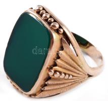 Arany (Au) gyűrű, 14K, m:56, jelzett, bruttó 8,3g