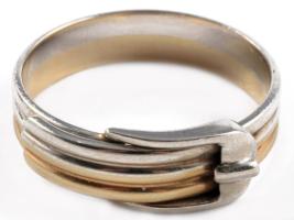 Olasz arany (Au) gyűrű, 14K, m: 54, jelzett, nettó 3,3g