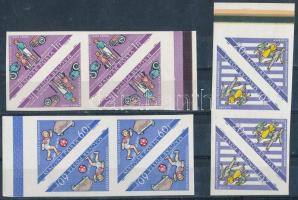 1964 Közlekedjünk szabályosan sor vágott fordított állású négyestömbökben (20.000)