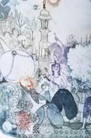 Kondor Lajos (1926-2006): 1001 éjszaka. Színes rézkarc, papír, jelzett, művészpéldány EA X/XV számoz...