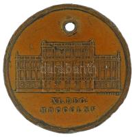 Radnitzky, Carl (1818-1901) 1865. "A Magyar Tudományos Akadémia megnyitásának 40. évfordulójára" kétoldalas bronz emlékérem. "XI. DEC: MDCCCLXV / HÁZA MEGNYITÁSÁNAK EMLÉKEÜL A MAGYAR TUDOM: AKADÉMIA" Szign.: Carl Radnitzky (50mm) T:F,VG több ph., átfúrás Hungary 1865. "40th anniversary of the opening of the Hungarian Academy of Sciences" double-sided bronze medallion. Sign.: Carl Radnitzky (50mm) C:F,VG lot of edge errors, drilled hole