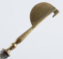 Ezüst (Ag) nyelű 3 darab süteményszervírozó, jelzett, h: 17-18 cm