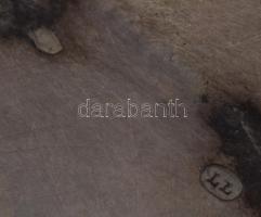 Ezüst (Ag) hamuzó, jelzett, nettó 30,1g