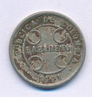 Kolumbia / Lazareto lepra kolónia 1921. 2c Cu-Ni T:VF Colombia / Lazareto leper colony 1921. 2 Centavos Cu-Ni C:VF Krause KM#L10