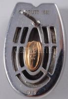 Cerruti fülbevaló pár, kő berakással