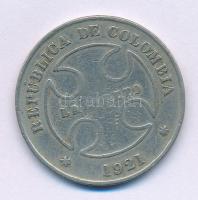 Kolumbia / Lazareto lepra kolónia 1921. 50c Cu-Ni T:VF Colombia / Lazareto leper colony 1921. 50 Centavos Cu-Ni C:VF Krause KM#L13
