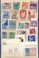 1923-1971 20 db sor + 10 db Magyar Posta ajándék bélyeg, kis berakólapon (18.100)