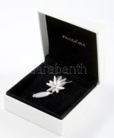 Pandora ezüst (Ag) nyaklánc medállal, jelzett, opalit berakással, dobozában, bruttó 18,6g