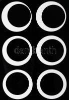 Ulrichs, Timm (1940-): Interferenciák (cím nélkül). Szitanyomat, papír, jelezve jobbra lent, számozv...