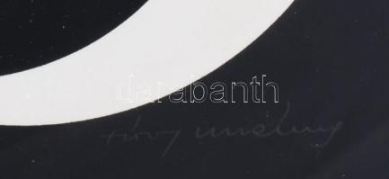 Ulrichs, Timm (1940-): Interferenciák (cím nélkül). Szitanyomat, papír, jelezve jobbra lent, számozv...