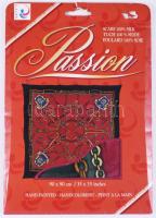 Selyem kendő, 90x90 cm, bontatlan