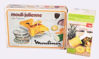 2 darab használatlan konyhai eszköz, dobozában.