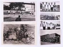 25 darabos zömmel fekete-fehér fotó tétel, vegyes méretben