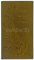 Románia 1925. "FSSR (Romániai Sportegyesületek Szövetsége) - Ludus Pro Patria" aranyozott ...
