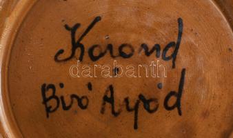 Bíró Árpád Korond 2 darab dísztál, d: 30 cm