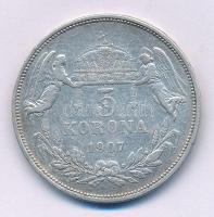 1907KB 5K Ag "Ferenc József" T:VF, ph. Adamo K7