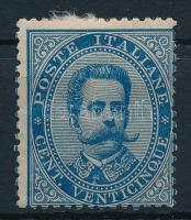 Olaszország 1879 Mi 40 (Mi EUR 600.-) (felül pici betapadás / small gum disturbance above)