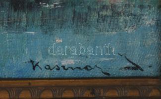 Kasznár Ring Jenő (1875-1945): Tavaszi virágzás. Olaj, vászon, jelzett, javított. Dekoratív, kissé s...