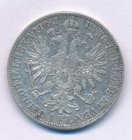Ausztria 1861A 1Fl Ag "Ferenc József" T:XF,VF Austria 1861A 1 Florin Ag "Franz Joseph" C:XF,VF Krause KM#2219