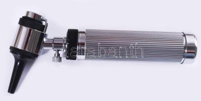 Német gyártmányú otoszkóp, jó állapotban, tartójában.