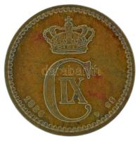 Dánia 1886. 1ö bronz T:AU,XF patina
Denmark 1886. 1 Öre bronze C:AU,XF patina