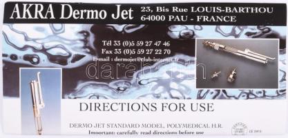 Akra Dermo Jet tű nélküli injekciós toll, használatlan, dobozában