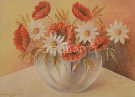 Dekoratív képkeret, nyomattal. Belső méret 30x40 cm