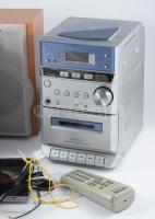 Sony CMT EP313 mini hifi torony távirányítóval, antennával, Működő, jó állapotban