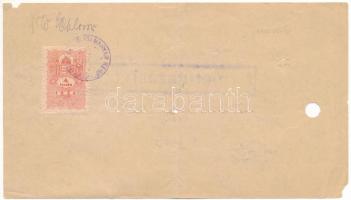 Németország 1943. "Pester Ungarische Commercial Bank" utazási csekk 700P értékben lyukaszt...