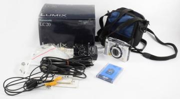 Panasonic DMC LC20 2 mp digitális kamera, eredeti dobozában, tartozékokkal, tokkal
