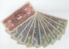 1962. 10Ft (2x) + 1969. 10Ft (3x) + 1969. 20Ft + 1975. 10Ft + 1975. 20Ft (2x) + 1993. 100Ft T:F,VG