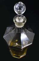 Likőrös üveg, csiszolt dugóval 22 cm