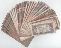 Vegyes, 30db-os Pengő bankjegytétel T:F,VG