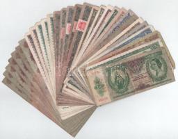 Vegyes, 30db-os Pengő bankjegytétel T:F,VG