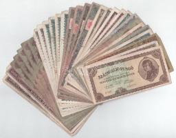 Vegyes, 30db-os Pengő bankjegytétel T:F,VG