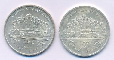 1992-1993. 200Ft Ag "MNB" (2xklf) T:AU,XF patina
Adamo F13